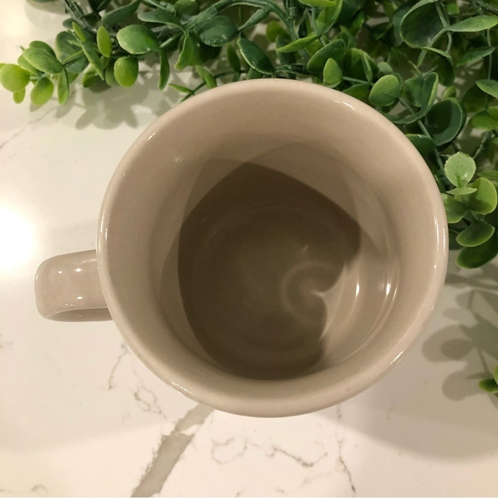 Gibson Everyday Rooster Coffee Cup Cute White Black Mug EUC  stoneware - Picture 3 of 4